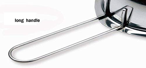 Rykey Stainless Steel Double Boiler 600ML, Updated Melting Pot with Heat Resistant Handle for Melting Chocolate, Butter, Candy and Making Custards, Sauces - 18/8 Steel Universal Insert (600)