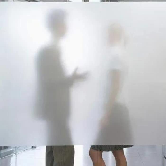 Adesivo Vinil Jateado Cristal Envelopar Vidro Janela Box Impermeável 5m x 1m