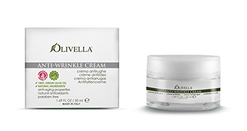 OLIVELLA Anti-Wrinkle Cream, Olive, 1.69 Fluid Ounce
