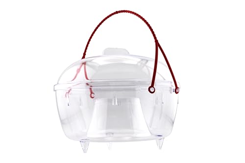 VELAHUB Professionelle Insektenschutz Wespenfalle 18 cm Groß und Effektiv Umweltfreundlich, Ohne Chemikalien Insektenfalle Fliegenfänger Wespenfänger Set von 2