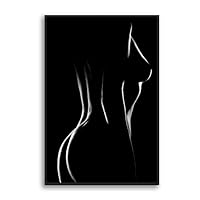 Framed Canvas Wall Art Wine Glass Canvas Prints Home Artwork Decoration for Living Room,Bedroom - 16x24 inches