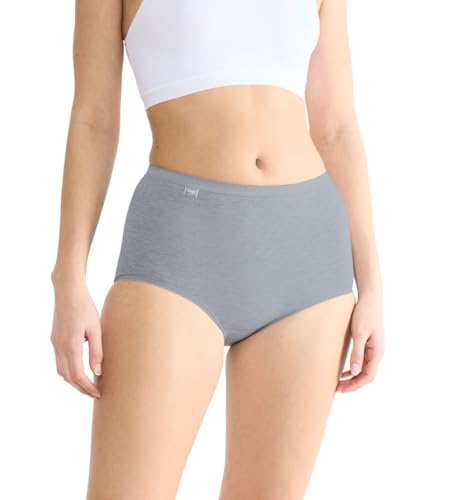 Sloggi Women's Basic+ Maxi C4P - Calzoncillos para Mujer, 14, 52 (4 Unidades), Multiple Colours 14, 52