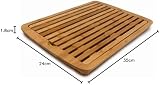 NERTHUS FIH 675 Bamboo Crumb Deposit Cutting Board with Removable Grille view 3