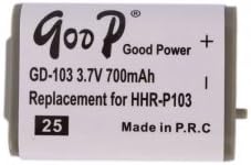 Godp Gd 103 2 4v 800mah Cordless Phone Battery White Amazon Co Uk Electronics