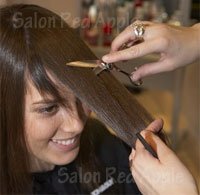 Macs Professional Barber Razors Edge Hair Cutting Shears Barber Scissors 5.5" Blue Titanium Macs-2038