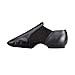 Linodes Leather Jazz Shoe Slip On (Big Kid Unisex), Black, Size 4
