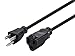 Monoprice 105296 1ft 16AWG Power Extension Cord Cable, 13A (NEMA 5-15P to NEMA 5-15R) primary