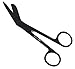 Medical PRO-Medical and Nursing Lister Bandage Scissors;-Black Titanium-Supreme Grade, Made of High Grade Surgical Stainless Steel, 5.5