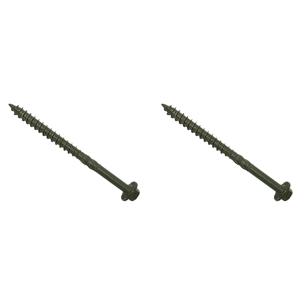 Spectre Timber Fixing Screws | 6.3 x 87mm | Ruspert, Green | Box 50 (Pack of 2)