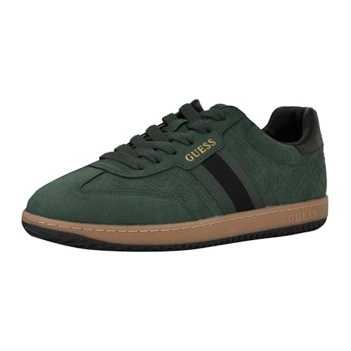 Guess Men's Kloane Sneaker, Dark Green Logo Multi 300, 7