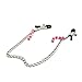 Micnaron Premium Stainless Steel Chain and Bells Clips for Sports and Role Play
