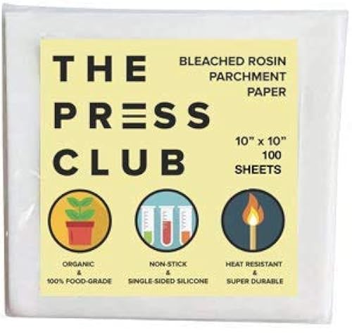 Premium Super Slick Parchment Paper Sheets - 100 Pack, 6"x12", 2X Thicker, Reusable, Food-Grade