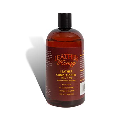 Leather Honey Leather Conditioner, Best Leather Conditioner Since 1968. For Use on Leather Apparel, Furniture, Auto Interiors, Shoes, Bags and Accessories. Non-Toxic and Made in the USA!