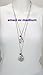 SPUNKYsoul Dreamcatcher Essential Oil & Aromatherapy Diffuser Long Necklace Dazzling Crystal Beaded Stainless Steel Chain, Feather and Amethyst Bead Charms | Use with Young Living & doTERRA Oils