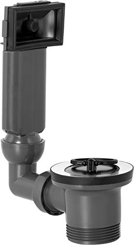 Cornat Set di scarico e troppopieno riciclati per lavelli standard, filettatura esterna da 3,8 cm, in plastica riciclata, qualità made in Germany, T353404R
