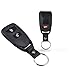 KEMANI Brand New 2 Buttons + Panic Remote Keyless Entry Remote Key Case Fob Shell For Hyundai Santa Fe Elantra Accent Tucson(No Battery Holder)