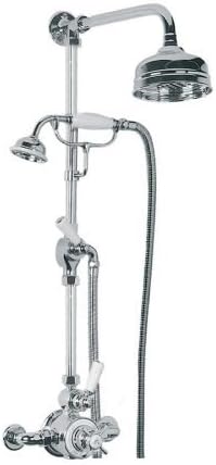 Lefroy Brooks GD8703-CP Exposed White Leaver Godolphin Therm