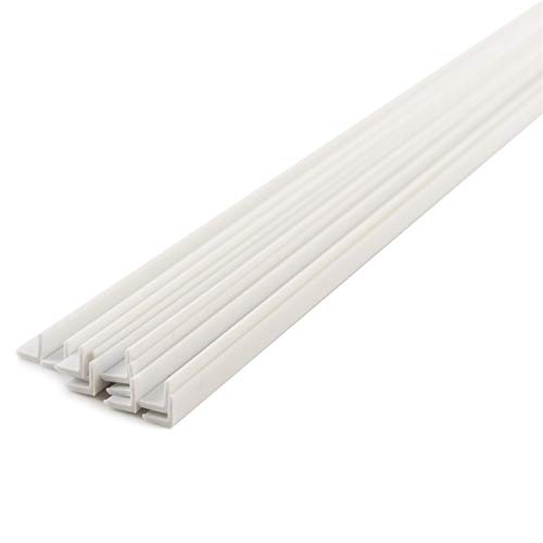 War World Scenics 10 x L-Shape Column ABS Plastic 250mm Length (Choose Size) - Plasticard Styrene Architectural Modelling Model Making Building DIY Materials