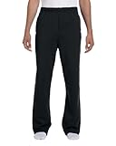 Jerzees Men's Elastic Waist Open Bottom Pocket Sweatpant