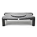 Mind Reader MONSWIV-BLK Rotative Wide Adjustable Risers, Extra Storage, Stand, Desk Organizer, Spinning Monitor, Black, 4 Leg Rotatethumb 4