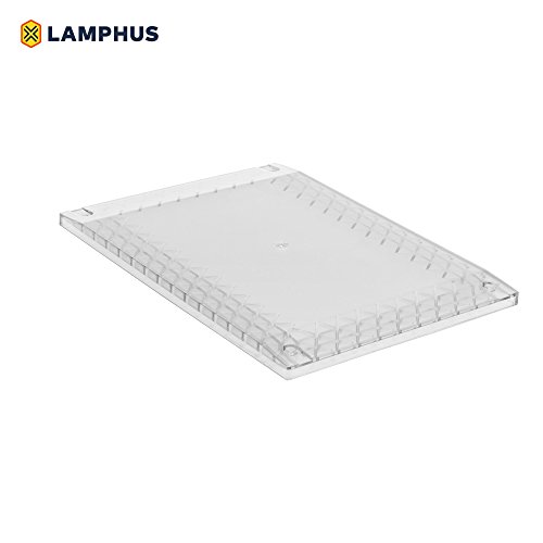 LAMPHUS SolarBlast Full-Size LED Light Bar Center Cover [Fits All Sizes] [Local Regulation Compliant] [Clear] For Emergency Law Enforcement Construction Vehicles