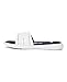 Under Armour womens Ignite VIII Slide Sandal, White (100)/Black, 7
