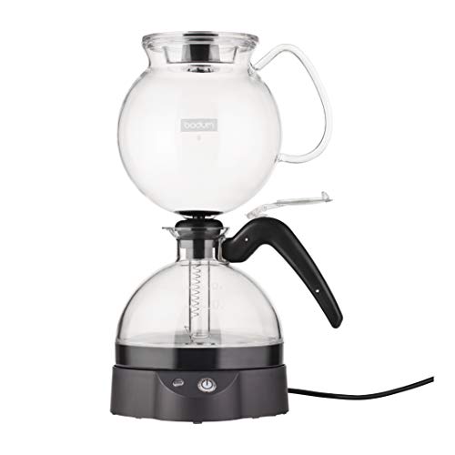 BODUM 11744-01EURO-01 ePEBO Espressokocher, 1000 W, 8 Tassen, 1.0 L, Schwarz