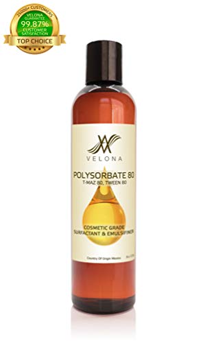 image for 100% POLYSORBATE 80 by Velona | Solubilizer, Food & Cosmetic Grade | A