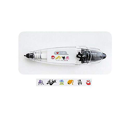 SUPERTOOL Decorative Correction Tape Pen, Cute, Vivid Design Patterns,Little Kitty,for DIY/School/Decoration (1 Pcs)