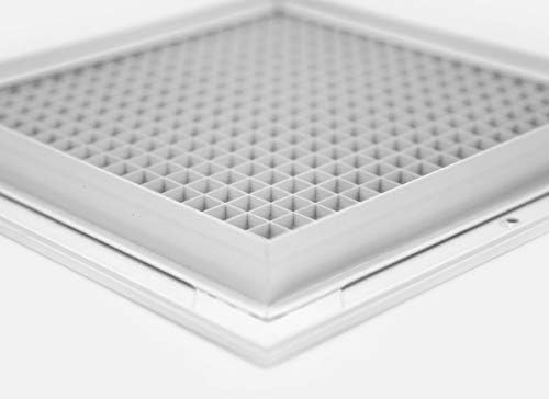 Aluminum eggcrate core for HVAC duct.