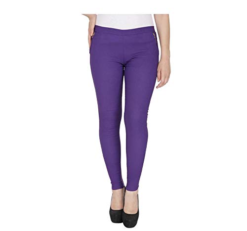 purple womens jeans