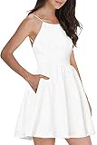 FANCYINN Women Sexy Backless Spaghetti Strap Floral Print Short Mini Casual Dress