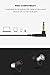 Wired earphones In-Ear Headphones Noise Cancelling Earphones Stereo Earbud Headphones (Crystal Clear Sound, Comfort-Fit, Flat Cable, iPhone and Android Compatible) - B30 Black