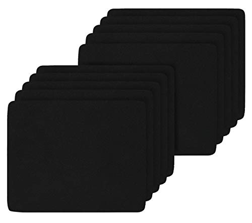 (10 Pack) 2MM Thickness Speed Rubber Mouse Pad Black 1030 Skid Resistant -Black - Thumbnail 7
