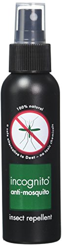 Incognito All Natural Deet Free Anti Mosquito Insect Repellent Spray 3.3 oz