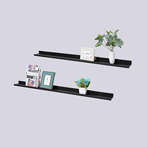 image for love furniture Set of 2 Picture Ledge Floating Frame Shelves Wall Shel