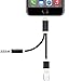SOKAD iPhone 7/7 Plus 2-in-1 Lightning Charging Cable 3.5 mm Headphone Adapter and Lightning Charging Port Extension Cable for Apple Devices,Compatible with iOS 10.3, No Music Control