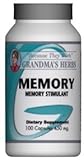 Memory - Herbal Supplement for Memory - 100 Capsules