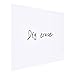Magnetic Dry Erase Sheet - 9 x 12 in, White, 5-Pack - Flexible Magnetic Whiteboard Sheet for Refrigerator & Office Notes & Organization