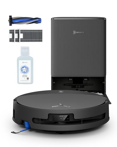 ECOVACS DEEBOT T90 PRO Omni Care kit Saugroboter mit Wischfunktion, Roboterstaubsauger 30.000Pa, Schnellladen mit PowerBoost, OZMO Roller 3.0, Zusatzb