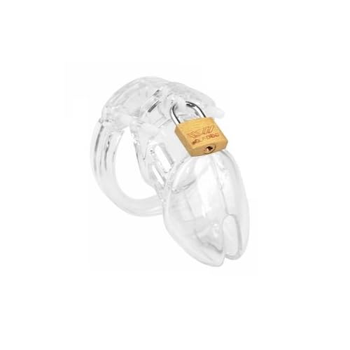 Male Chastity Device w/ 5 Different Cock Rings (S (Short)) image