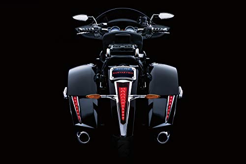 Kuryakyn 7687 Motorcycle Lighting Accent Accessory: Taillight Top Trim for 2010-17 Victory Motorcycles, Chrome
