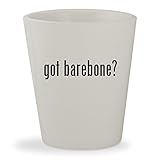 got barebone? - White Ceramic 1.5oz Shot Glass