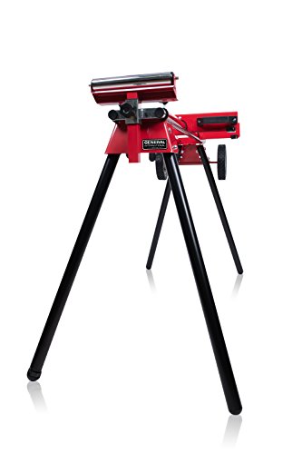 General International MS3102 Miter Saw Stand, Red, Black & Gray