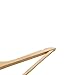 VINUSS Ezihom Gugertree Solid Wooden Suit Hangers, Coat Hangers, Wood Clothes Hanger, Natural Finished, 10 Pack