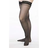 Allegro 8-15 mmHg Essential 82 Sheer Support Compression Stockings - Thigh High, Closed Toe, Compression Hose for Women
