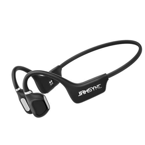 Jamsync Open Ear Headphones, Running Headphones Bluetooth 5.4 with Built-in Mic, 22g Lightweight Comfort, 14H Battery & IPX5 Waterproof Sports Headphones for Running, Cycling, Gym, Walking