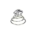 Rhinestone Single Crystal Wedding Bridal Twisters Coil Spiral Hair Pins (Pack of 12)