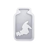 cici store Silicone Mold, DIY Crafts Art Hollow Epoxy Resin Bottle Jewelry Pendant Creative Cute Molds Decoration,3#