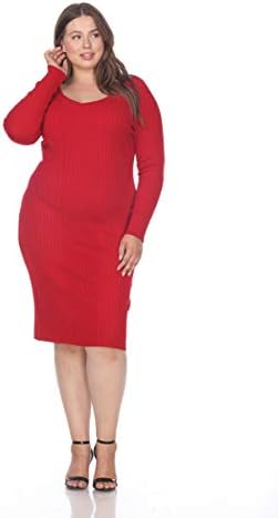 plus size white sweater dress